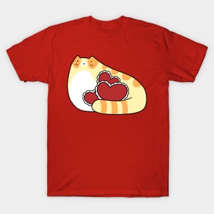 Tabby with Valentine Cards T-Shirt